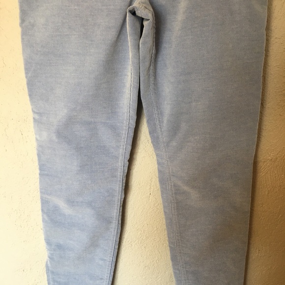 Abercrombie & Fitch Light Blue Corduroy Pinstripe Pants - Picture 5 of 12